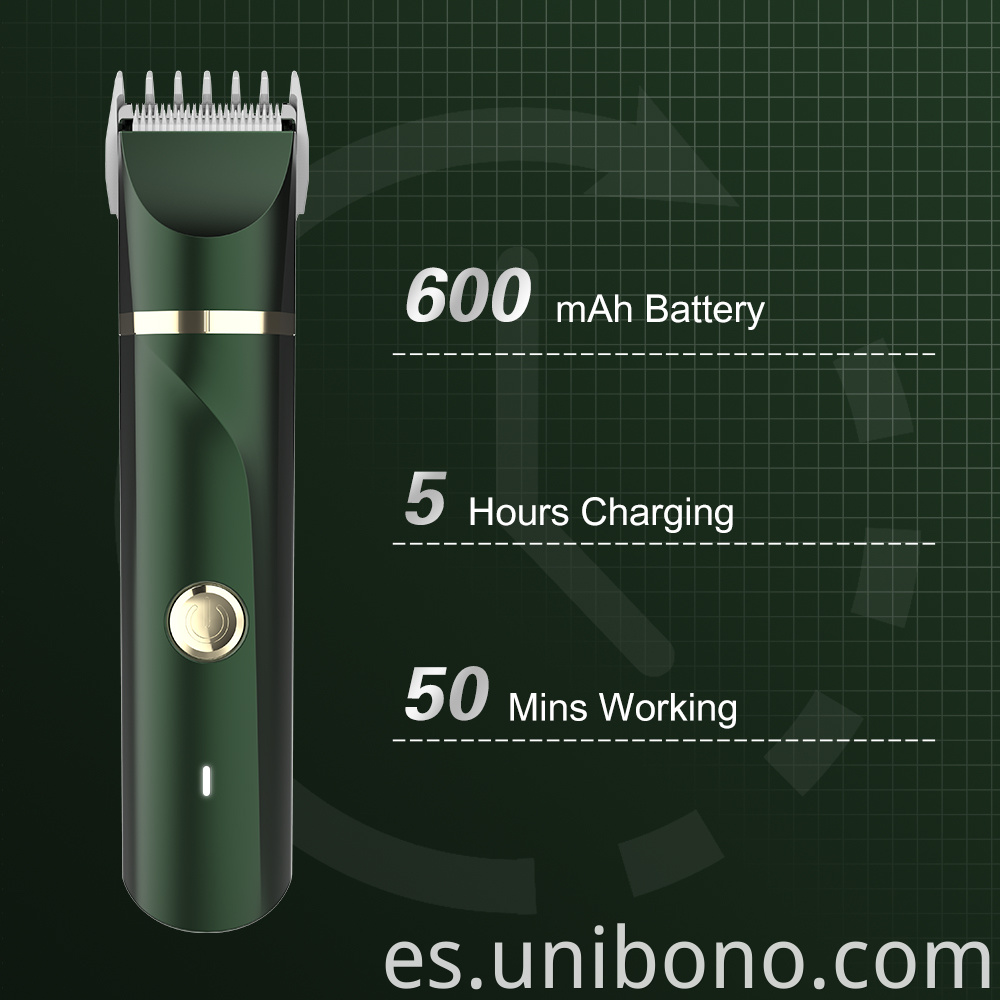 Unibono 4 in 1 Set Usb Rechargeable Electric Waterproof Washable Beard Trimmer
